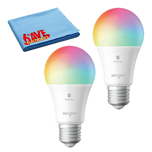 LED Light Bulb with Smart Bluetooth Speaker RGB Multi Color Changing Dimmable